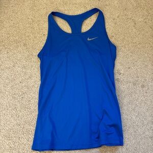 Nike Women's Vibrant Blue Racerback Tank Top